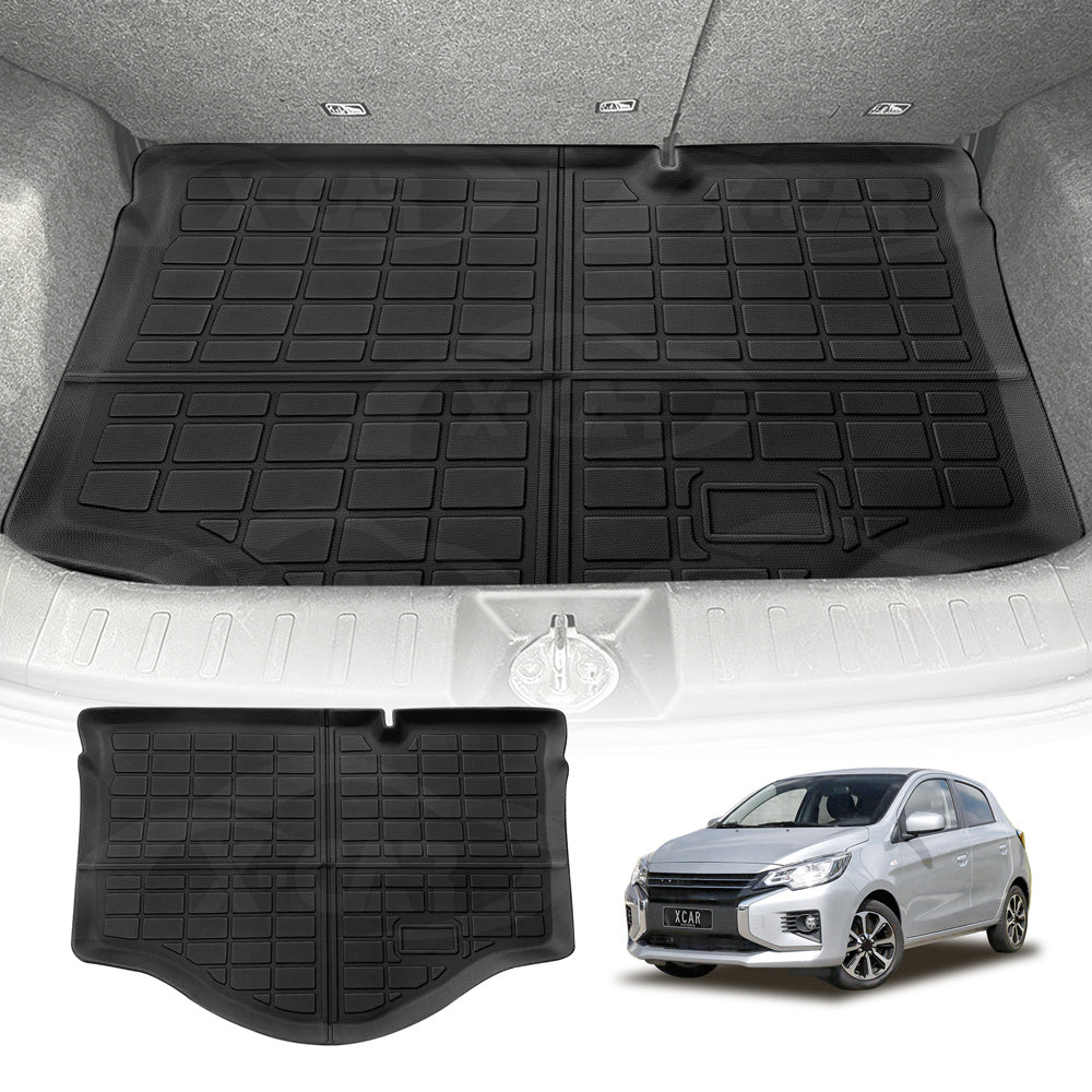Boot Liner for Mitsubishi Mirage Hatch 2013-2022 All Weather Heavy Duty Cargo Trunk Cover Mat Luggage Tray Car Accessories