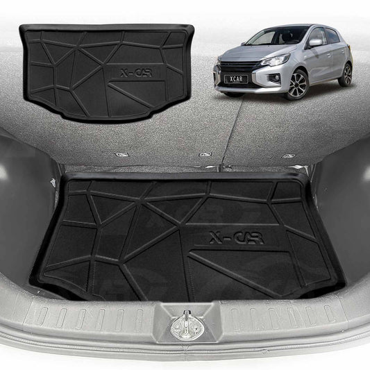 Boot Liner for Mitsubishi Mirage Hatch 2013-2022 All Weather Heavy Duty Cargo Trunk Cover Mat Luggage Tray Car Accessories
