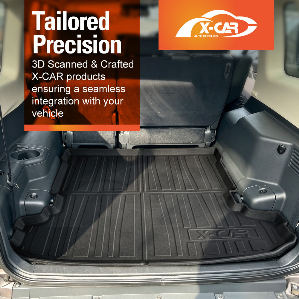 3D Floor Mats Boot Liner for Mitsubishi Pajero 2006-2022 All Weather Heavy Duty Cargo Car Trunk Luggage Tray