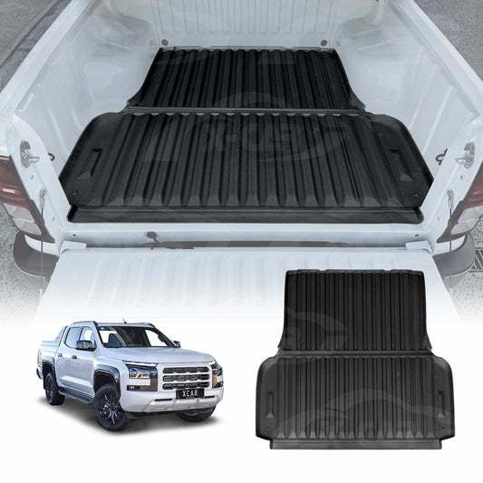 Tub Liner for Mitsubishi Triton MV Double Cab 2024-Onwards With Steel Tub Heavy Duty All Weather Cargo Trunk Mat Luggage Tray