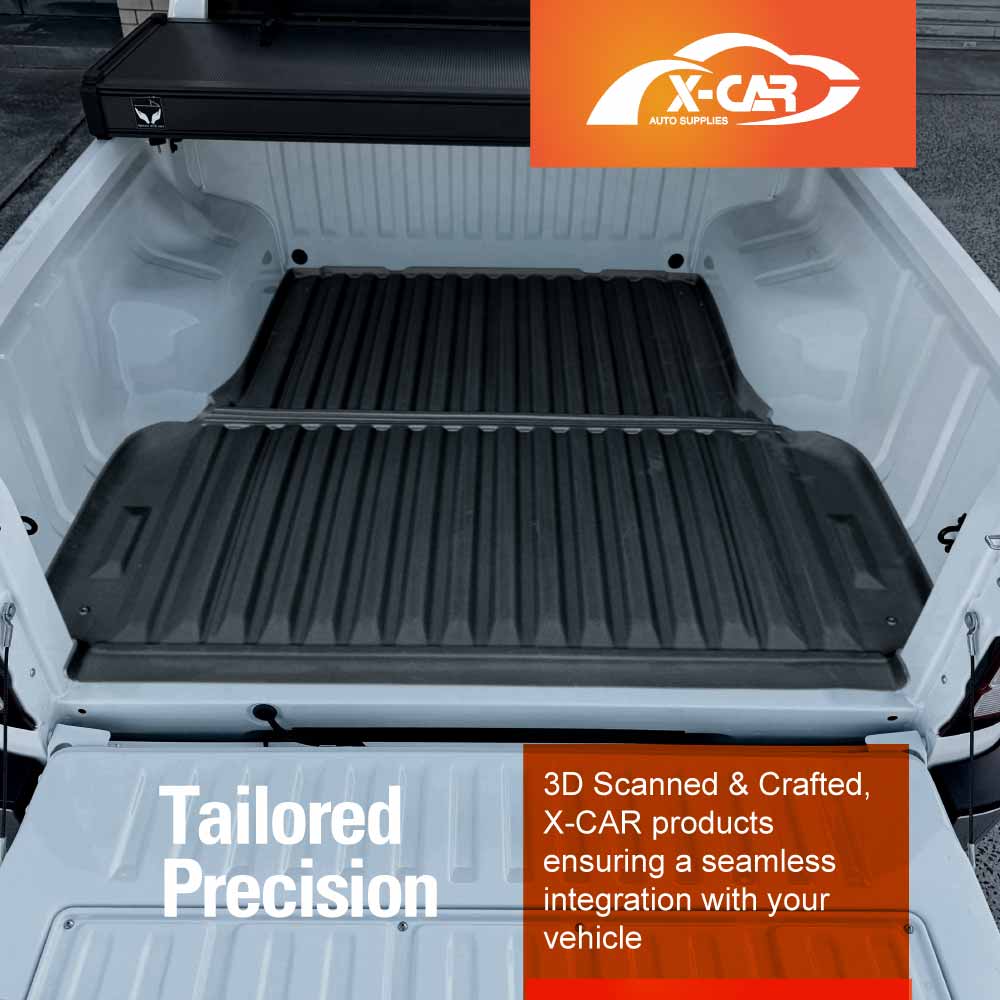 Tub Liner for Mitsubishi Triton MV Double Cab 2024-Onwards With Steel Tub Heavy Duty All Weather Cargo Trunk Mat Luggage Tray