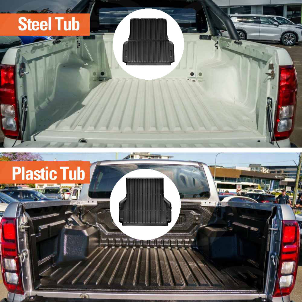 Tub Liner for Mitsubishi Triton MV Double Cab 2024-Onwards With Plastic Tub Heavy Duty All Weather Cargo Trunk Mat Luggage Tray