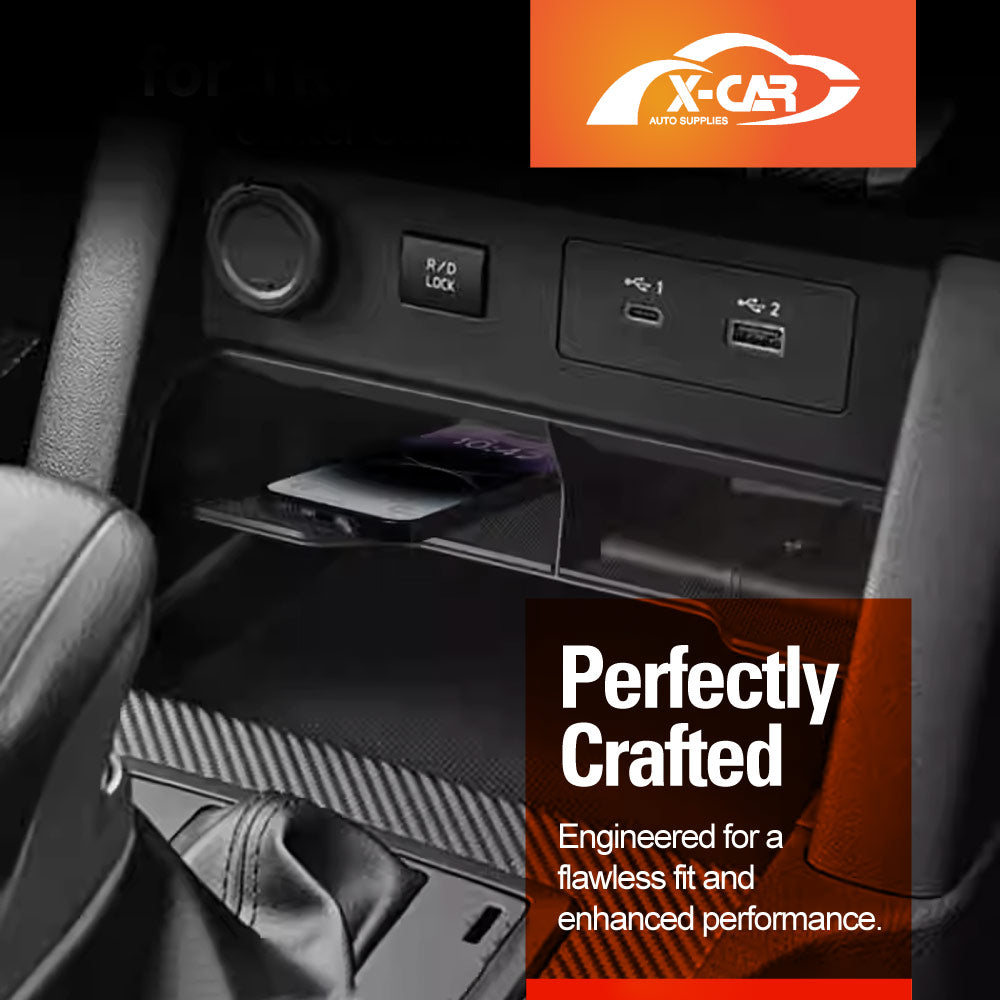 Center Console Organizer for Mitsubishi Triton MV Double Cab 2024-Onwards Storage Box Secondary ABS Insertion Tray Interior Accessories