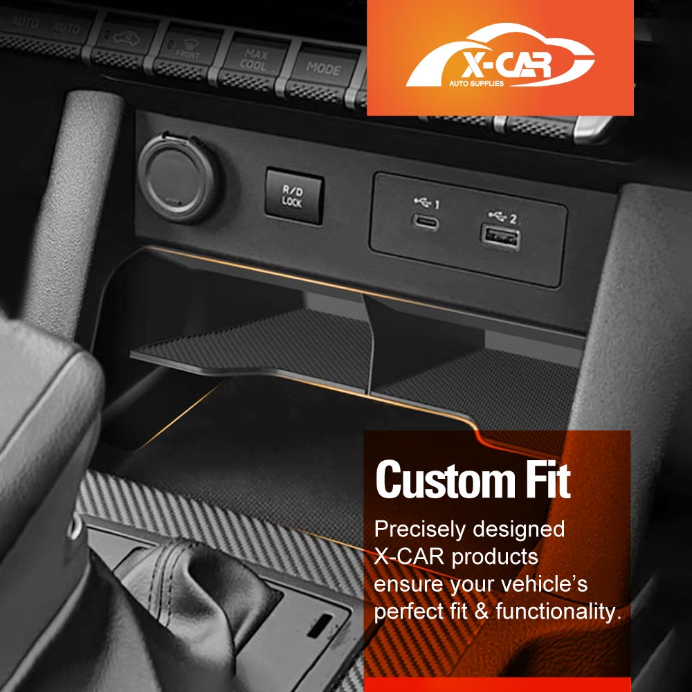 Center Console Organizer for Mitsubishi Triton MV Double Cab 2024-Onwards Storage Box Secondary ABS Insertion Tray Interior Accessories