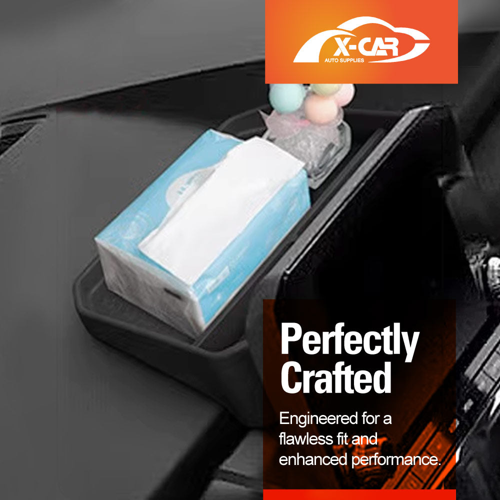 Center Console Organizer Tray for Mitsubishi Triton MV Double Cab 2024-Onwards Dashboard Behind Touch Screen Storage Box Interior Accessories