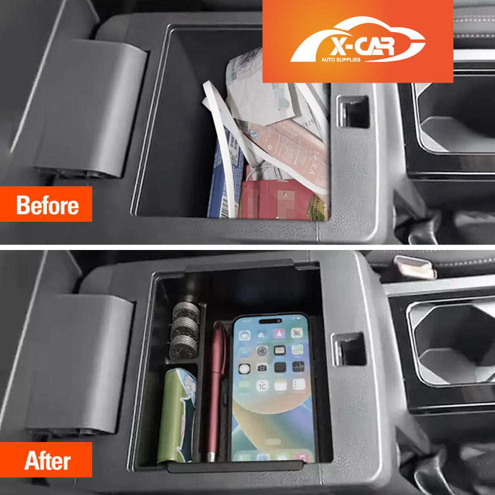 Armrest Organizer Tray for Mitsubishi Triton MV Double Cab 2024-Onwards Centre Console Storage Box Interior Car Accessories