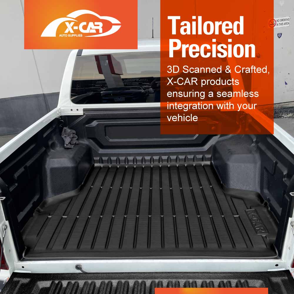 Tub Liner for Mitsubishi Triton MV Double Cab 2024-Onwards With Plastic Tub Heavy Duty All Weather Cargo Trunk Mat Luggage Tray