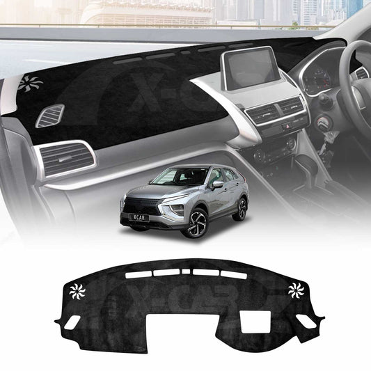 Dash Mat for Mitsubishi Eclipse Cross With HUD 2021-Onwards Non-Slip Microfiber Dashboard Pad Interior Accessories