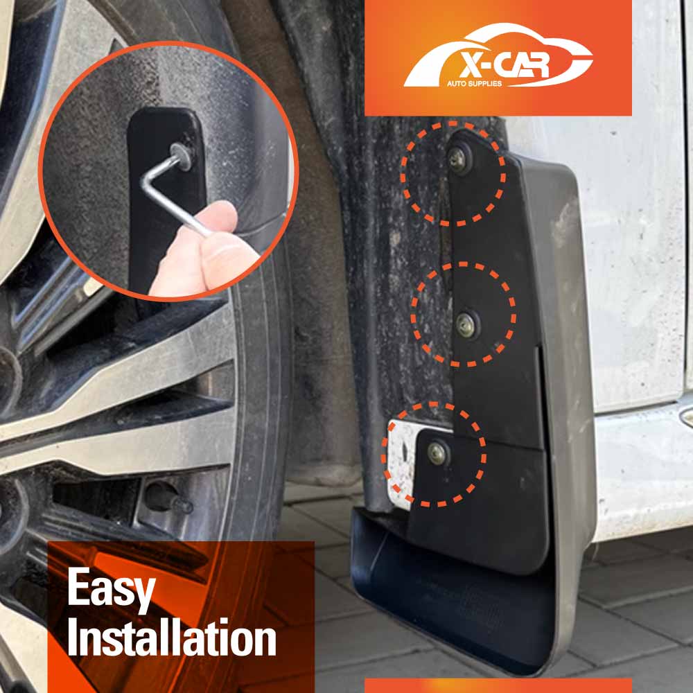 Mud Flaps Splash Guards for Mitsubishi Outlander 2019-2021 Mudguard Fender Front and Rear Set of 4