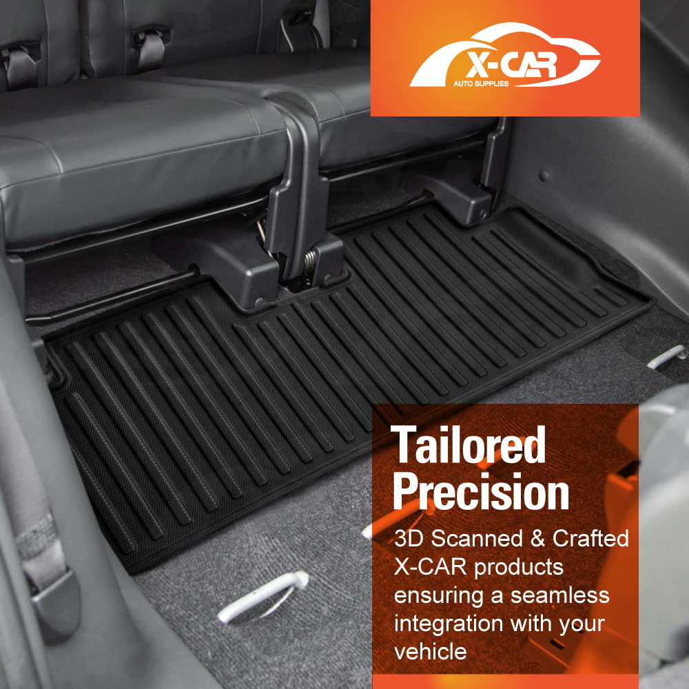 3D Floor Mats Boot Liners for Mitsubishi Pajero Sport 7 Seater 2015-2025 All Weather Heavy Duty Cargo Car Trunk Luggage Tray