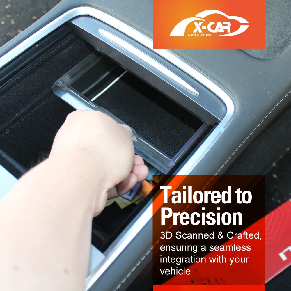 Premium Centre Console Organizer Tray for Tesla Model 3 2017-2023 and Model Y 2021-2025 Armrest Storage Box Cubby Drawer Container