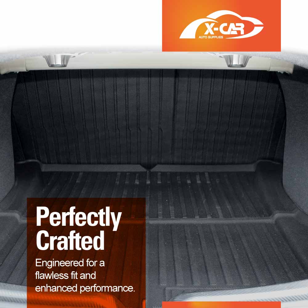 Boot Liner Back Seat Protector for Tesla Model 3 Highland 2023-2025 All Weather Heavy Duty Cargo Car Trunk Kick Mats