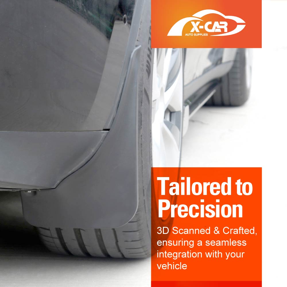 Mud Flaps Splash Guards for Tesla Model Y Juniper 2025-Onwards Medium Edge PP Version Mudguard Fender Front and Rear Set of 4