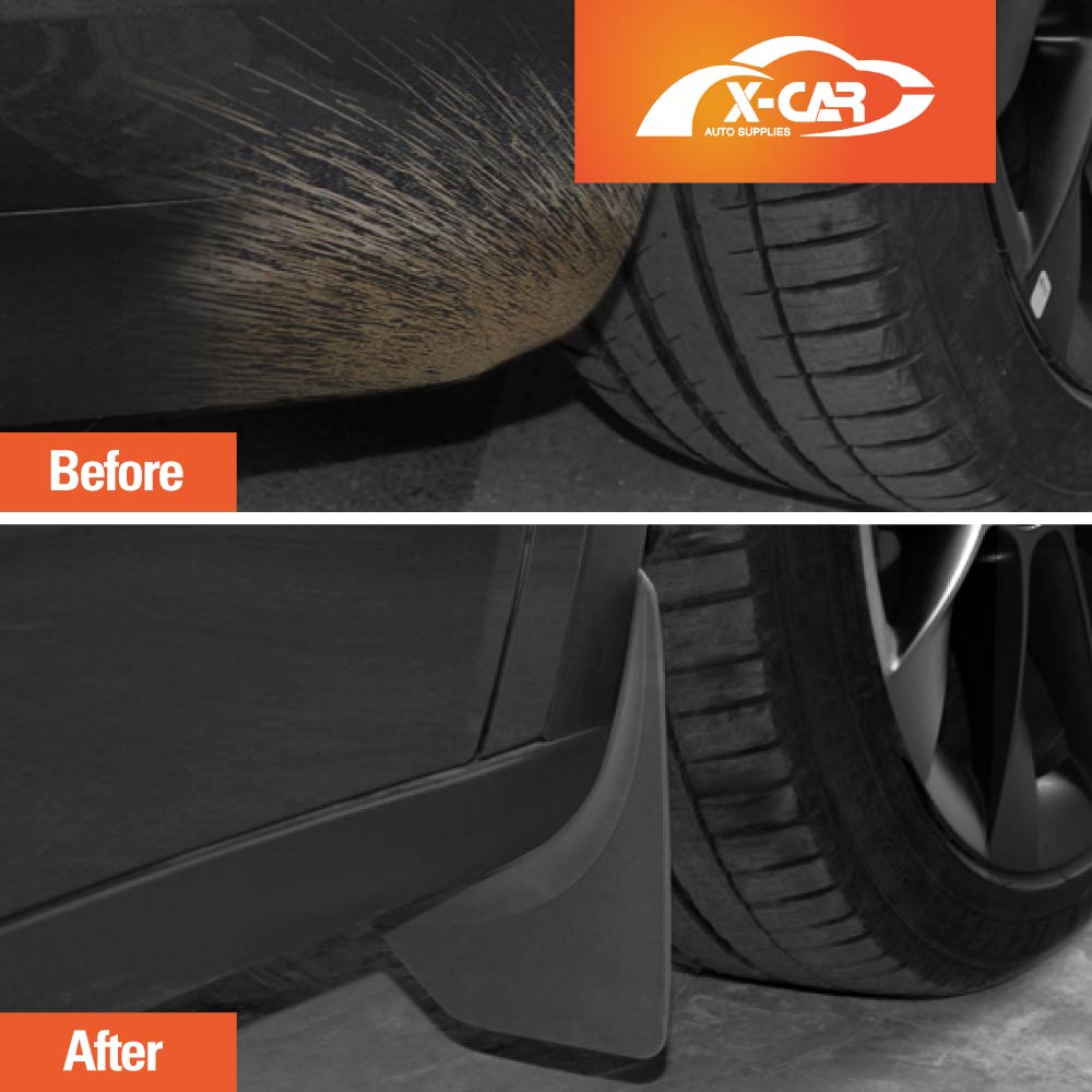Mud Flaps Splash Guards for Tesla Model Y Juniper 2025-Onwards Long Edge Mudguard Fender Front and Rear Set of 4