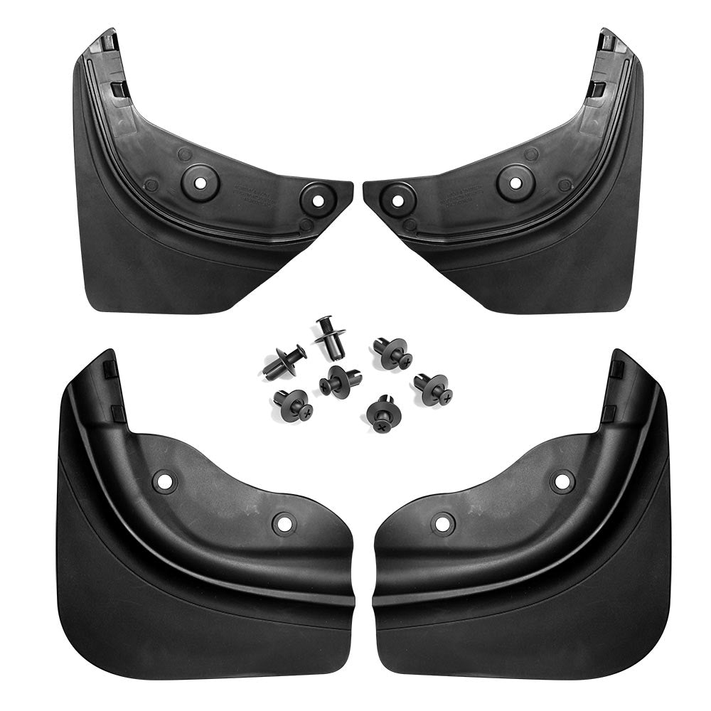 Mud Flaps Splash Guards for Tesla Model Y Juniper 2025-Onwards Long Edge Mudguard Fender Front and Rear Set of 4