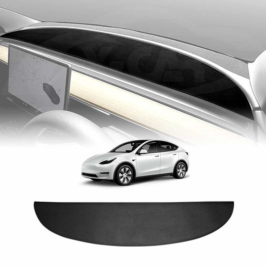 Luxury 3D Dash Mat Pad Cover Non-Slip for Tesla Model Y 2022-2025