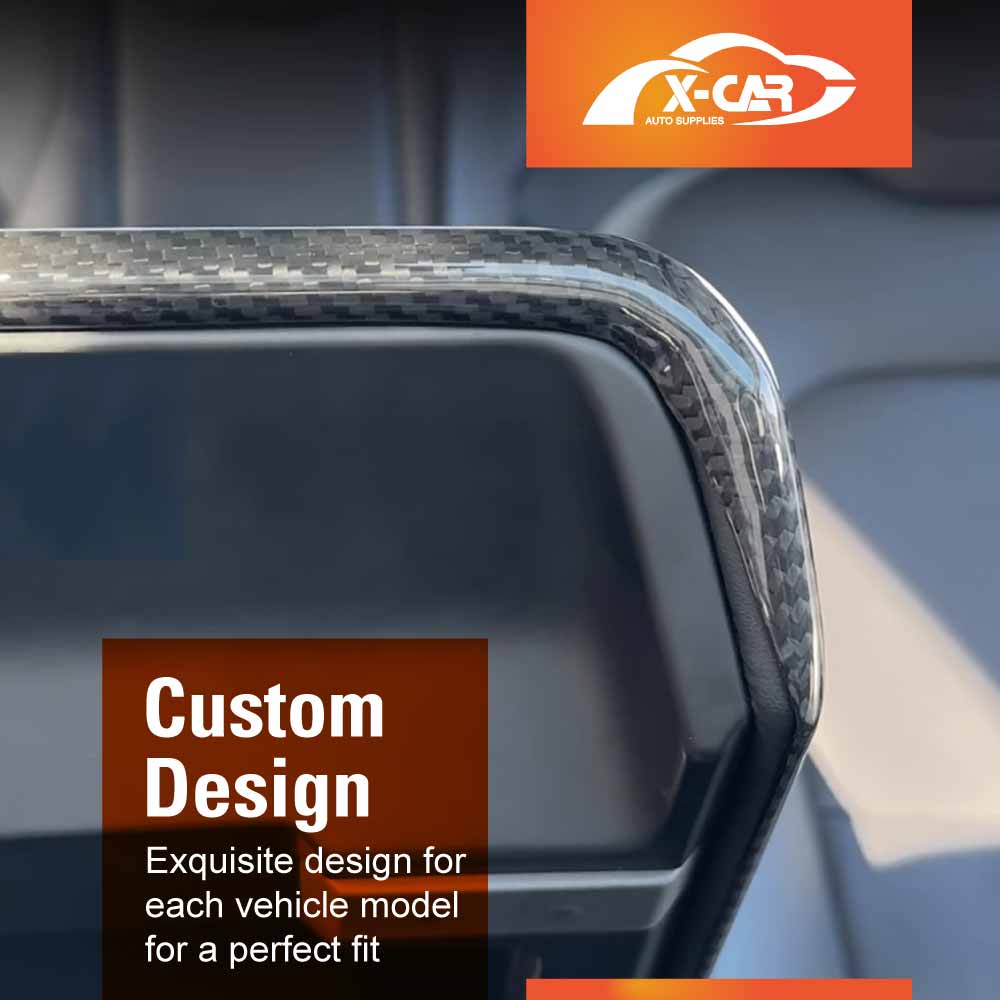 Center Console Armrest Pad Cover for Tesla Model 3 Highland 2023-Onwards Carbon Fiber Style Interior Decoration Protector Accessories