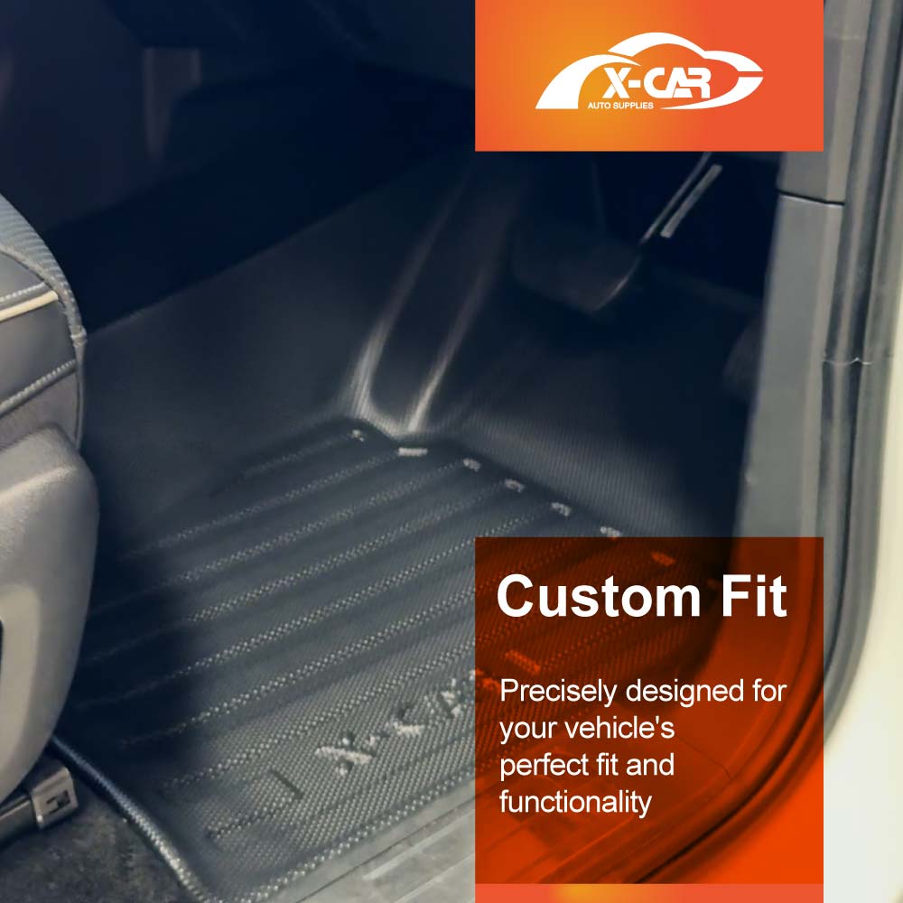 Floor Mats Boot Liner Set for GWM Tank 300 Hybrid 2023-Onwards All Weather Heavy Duty Cargo Kick Back Seat Side Trunk Protector Covers