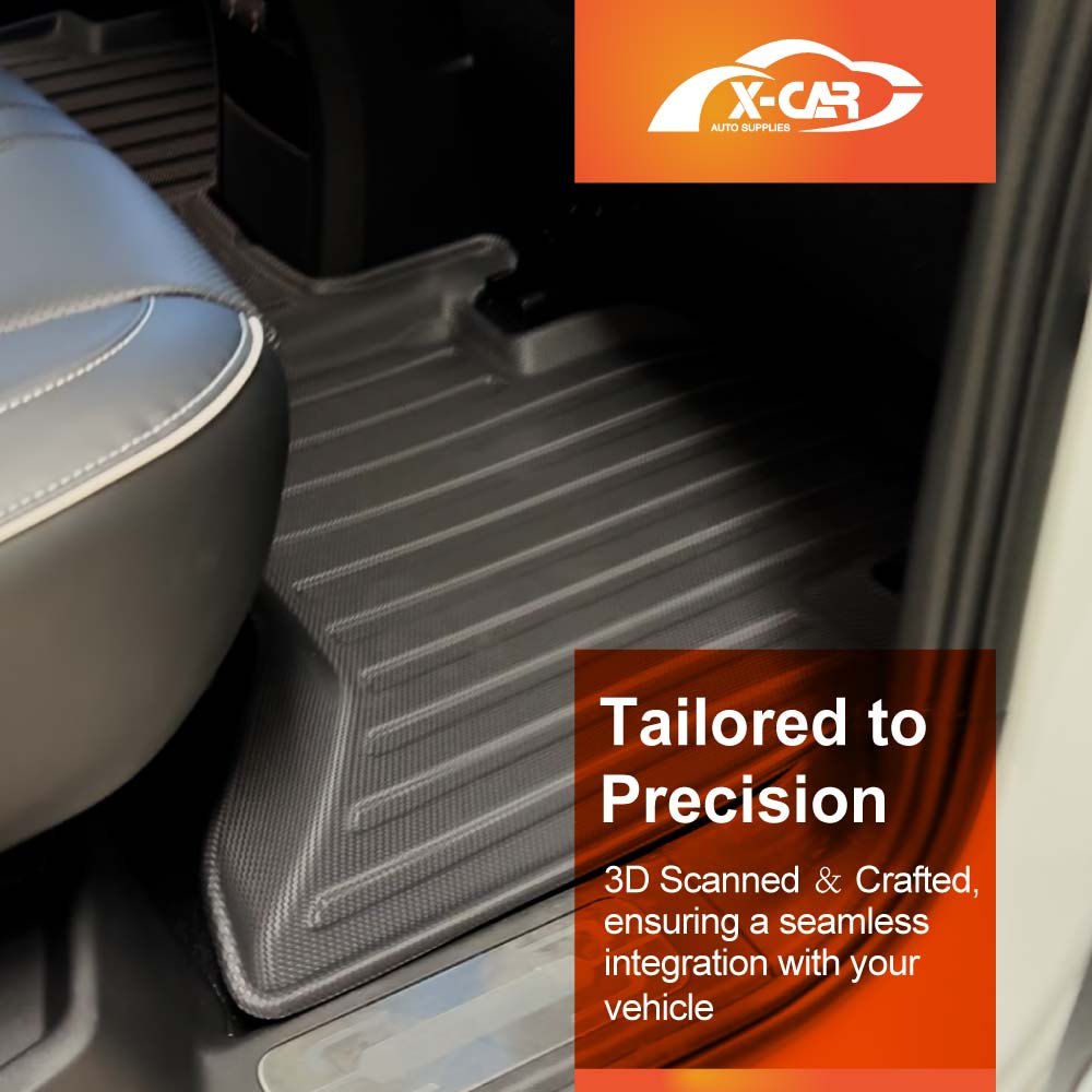 Floor Mats Boot Liner Set for GWM Tank 300 Hybrid 2023-Onwards All Weather Heavy Duty Cargo Kick Back Seat Side Trunk Protector Covers