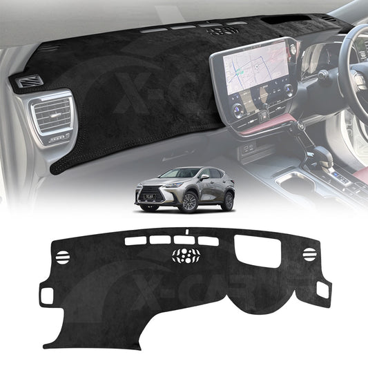Dash Mat for Lexus NX Series NX250 NX350 NX350h NX450h 2022-Onwards with HUD Non-Slip Microfiber Pad Cover Interior Accessories