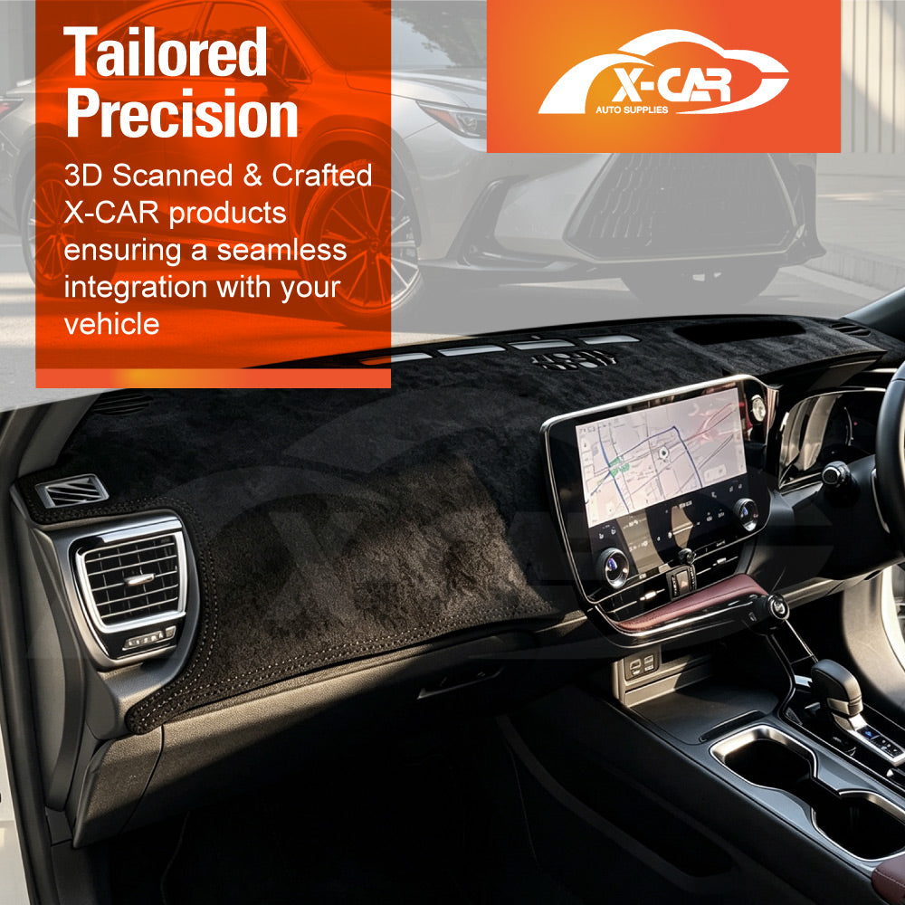 Dash Mat for Lexus NX Series NX250 NX350 NX350h NX450h 2022-Onwards with HUD Non-Slip Microfiber Pad Cover Interior Accessories