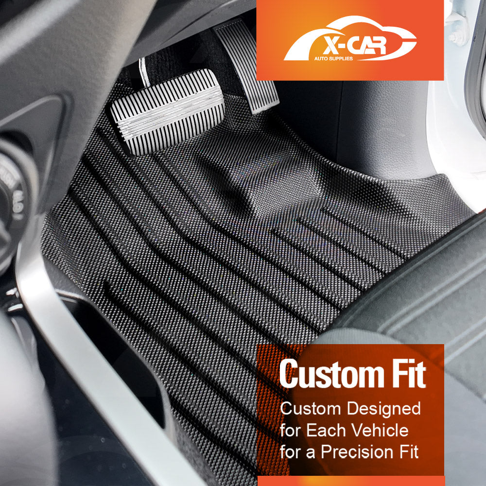 3D Floor Mats for Nissan Navara NP300 D23 Single Cab 2015-2025 All-Weather Heavy Duty Customized Car Liners