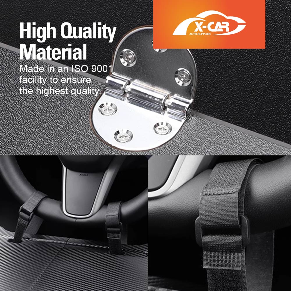 Foldable Table Tray for Tesla Model Y Juniper 2025-Onwards Carbon Fibre Style Workstation Desk Interior Accessories