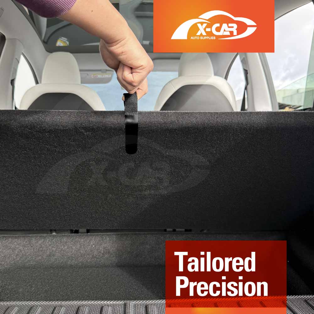 DrawString Pull Strap Carrying Handle for Tesla Model Y Juniper 2025-Onwards 2-In-1 Boot Liners Rear Trunk Cargo Mats Accessories