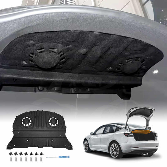 Rear Trunk Soundproof Cotton Mat Cover for Tesla Model 3 Highland 2023-Onwards Noise Reduce Sound Deadener Material