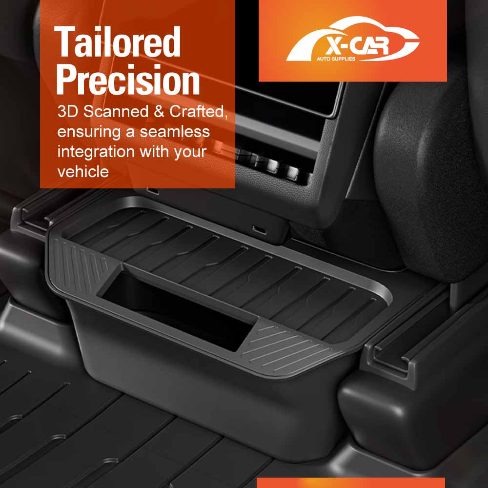 Rear Seat Center Organizer for Tesla Model Y Juniper 2025-Onwards Backseat Storage Box with Lid Interior Accessories