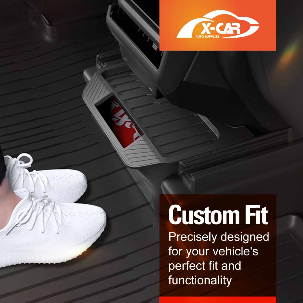 Rear Seat Center Organizer for Tesla Model Y Juniper 2025-Onwards Backseat Storage Box with Lid Interior Accessories