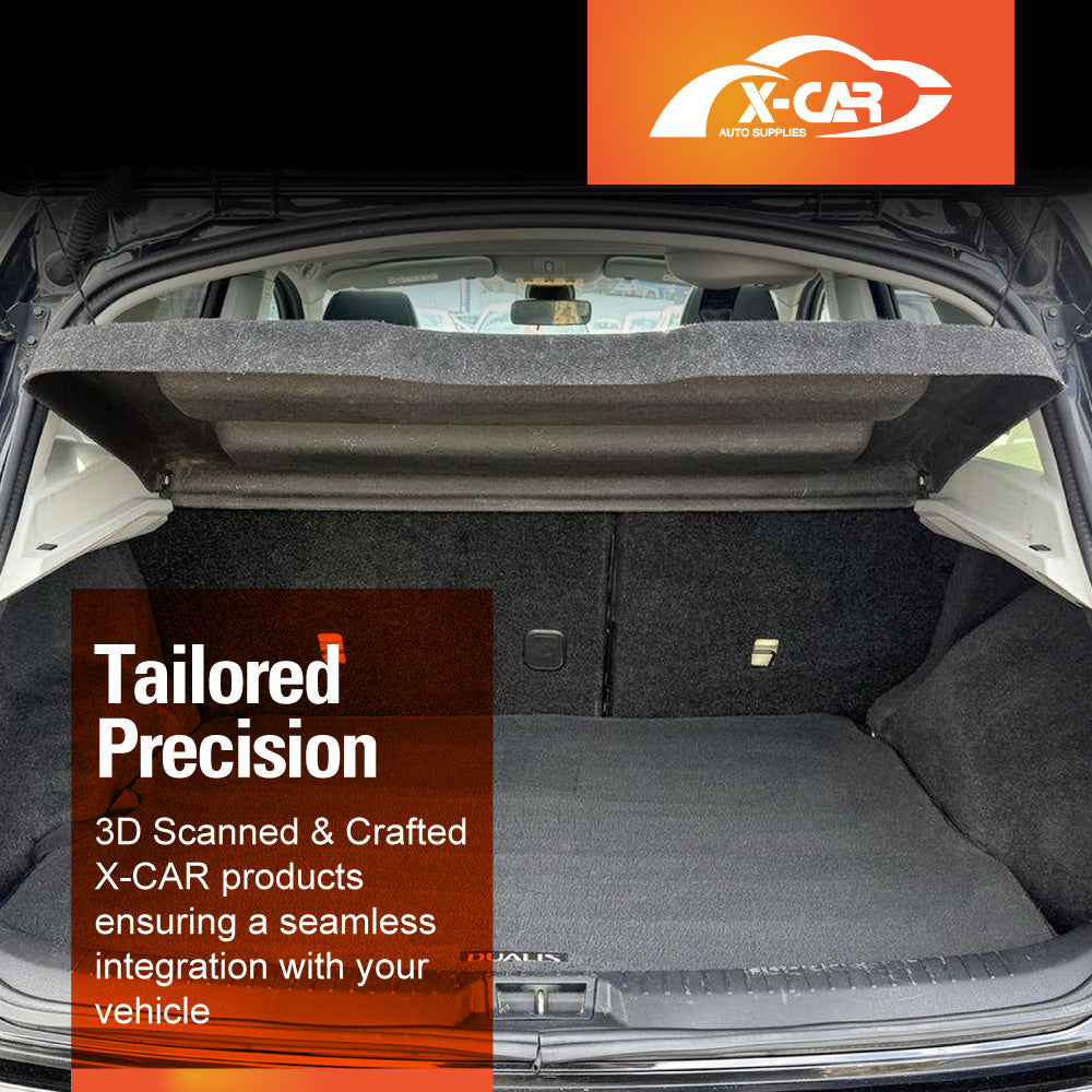 Car Trunk Shade for Nissan Dualis 5 Seats 2007-2013 Rear Cargo Security Shield Luggage Boot Load Cover Board