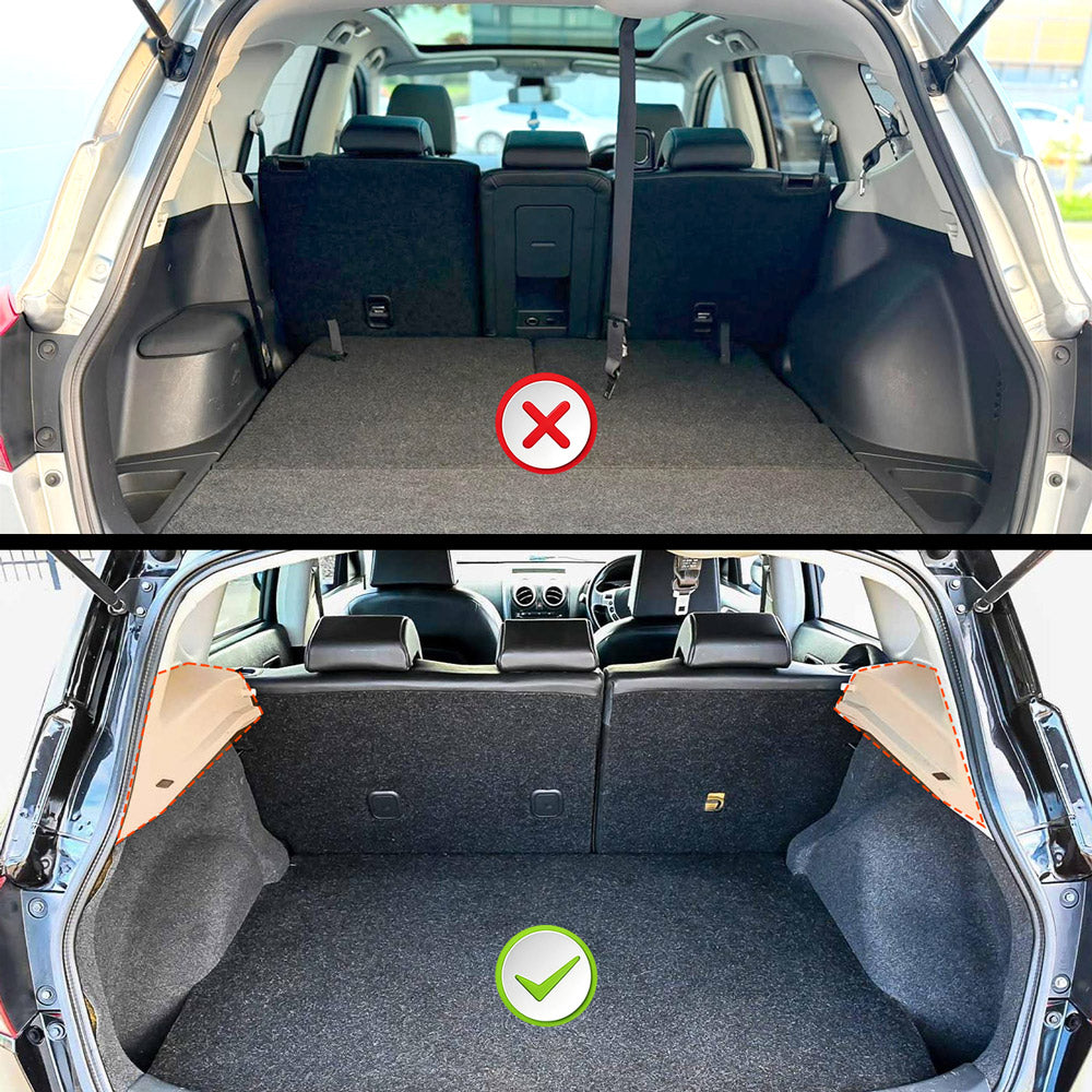 Car Trunk Shade for Nissan Dualis 5 Seats 2007-2013 Rear Cargo Security Shield Luggage Boot Load Cover Board
