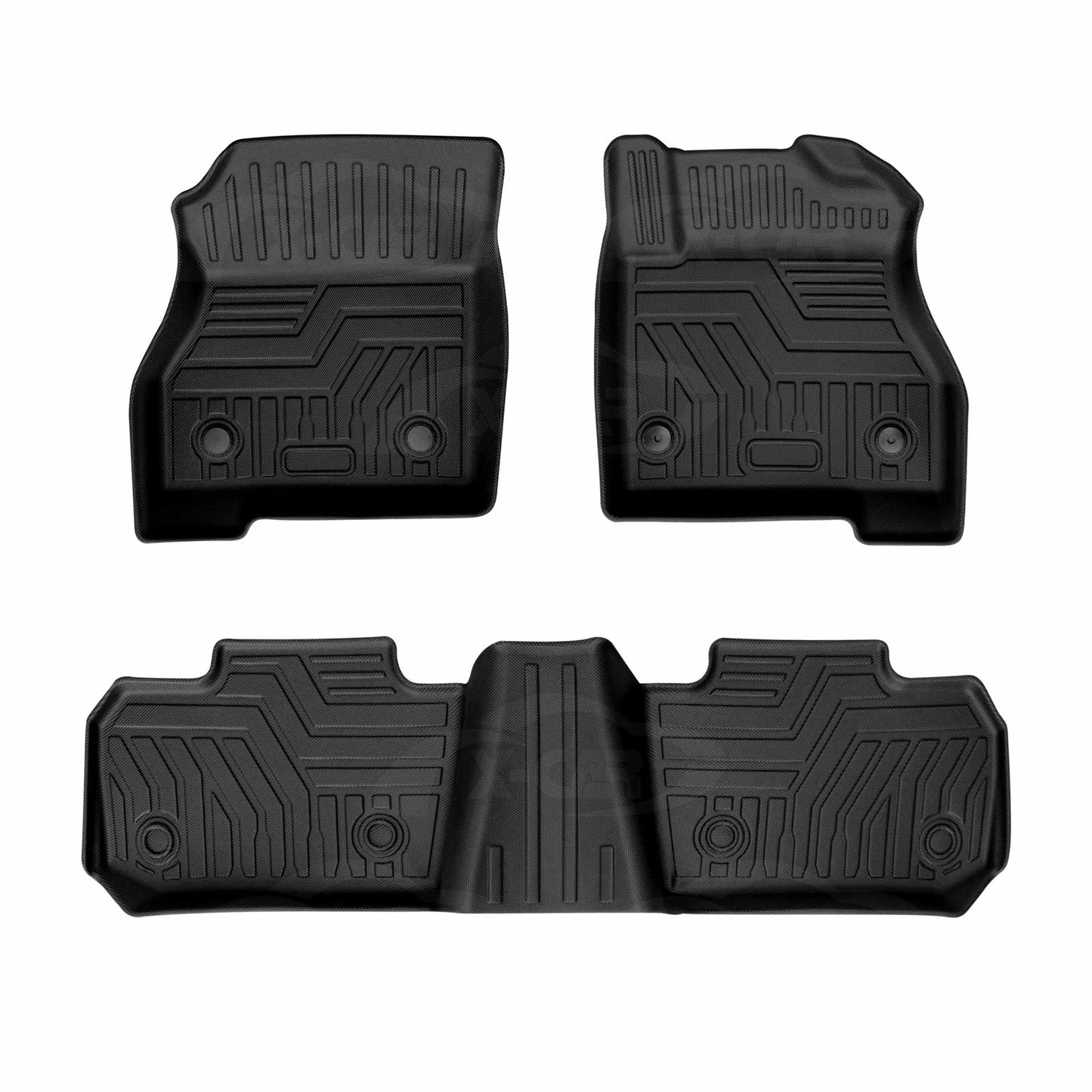 3D Floor Mats for Nissan LEAF ZE1 Series 2017-2025 Heavy Duty All Weather Car Mats Carpet Liner Set