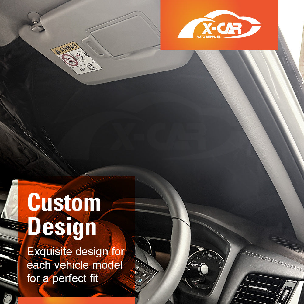 WindScreen Sun Shade for Nissan X-trail Xtrail T33 2022-Onwards Blocks UV Rays Foldable Custom Wind Screen Sun Visor Protector