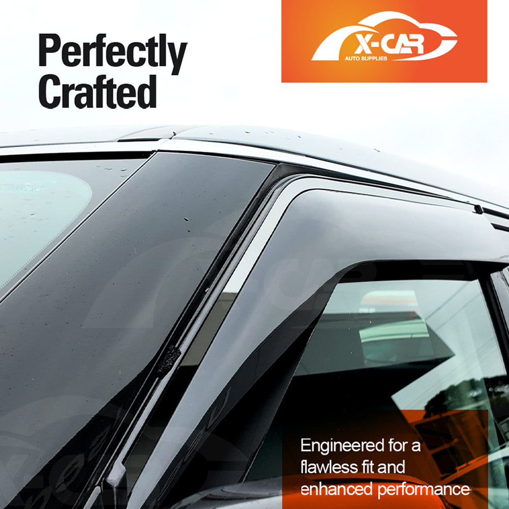 Weathershields for Nissan Patrol 2012-Onwards Y62 Series Car Weather Shields Wind Deflectors Window Sun Visor