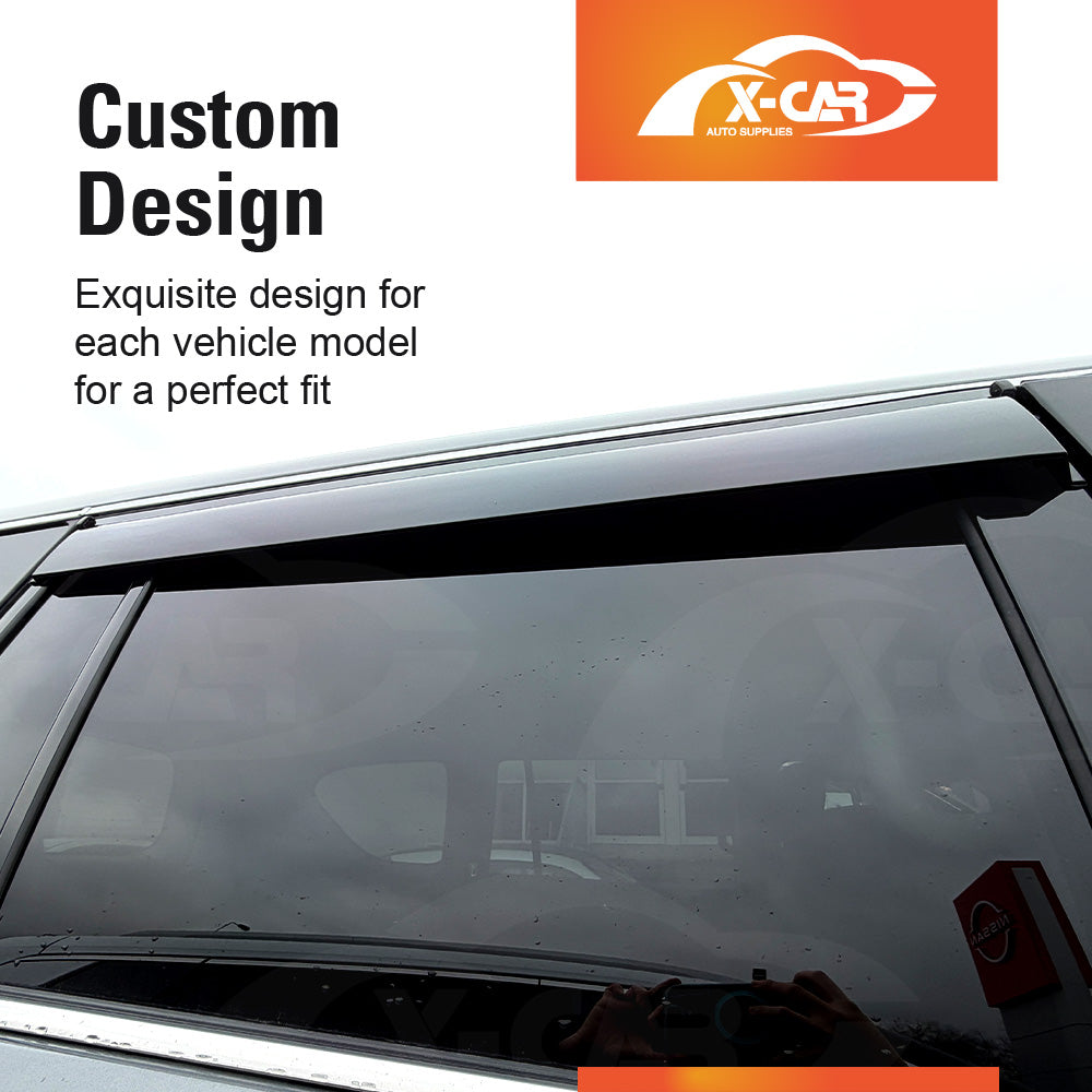 Weathershields for Nissan Patrol 2012-Onwards Y62 Series Car Weather Shields Wind Deflectors Window Sun Visor