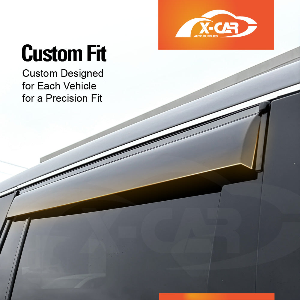 Weathershields for Nissan Patrol 2012-Onwards Y62 Series Car Weather Shields Wind Deflectors Window Sun Visor
