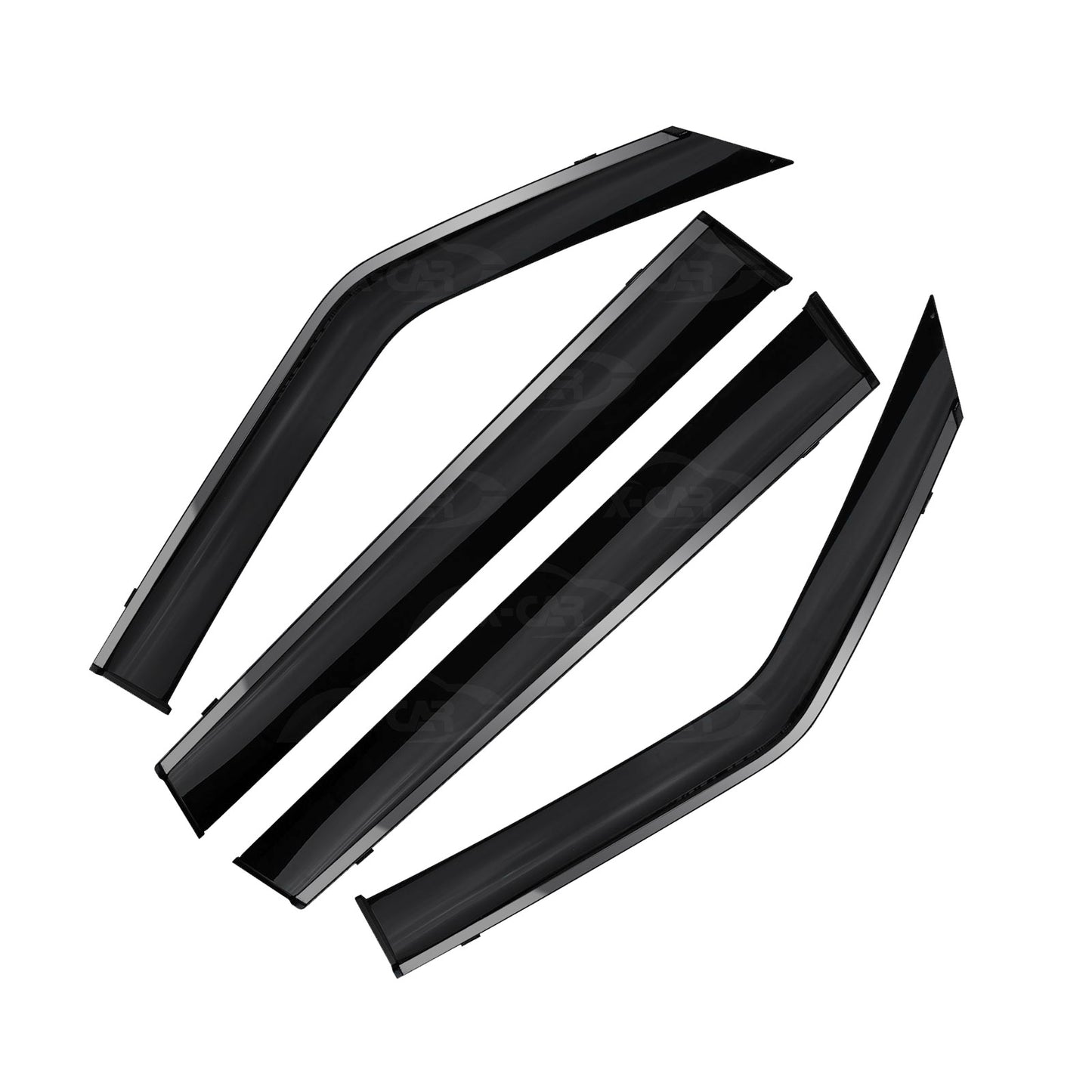 Weathershields for Nissan Patrol 2012-Onwards Y62 Series Car Weather Shields Wind Deflectors Window Sun Visor