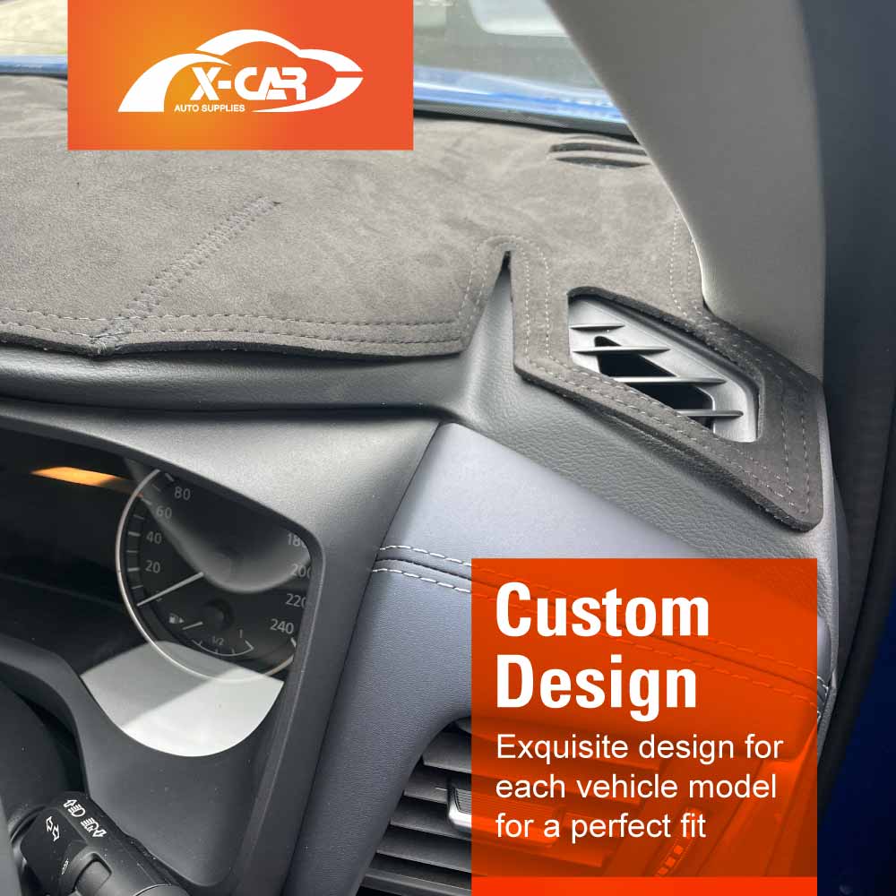 Dash Mat for Nissan QASHQAI J12 Series 2022-Onwards With HUD Non-Slip Microfiber Pad Cover Interior Accessories