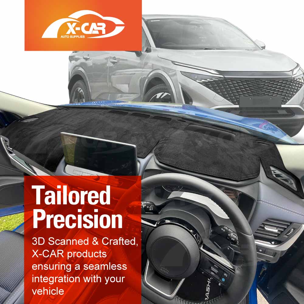 Dash Mat for Nissan QASHQAI J12 Series 2022-Onwards With HUD Non-Slip Microfiber Pad Cover Interior Accessories