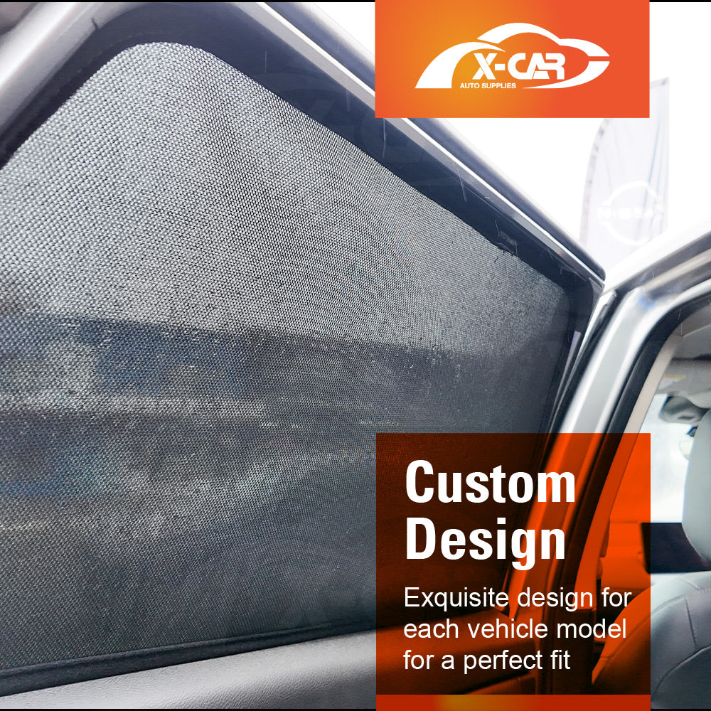 Window Sun Shades for Nissan X-trail Xtrail T33 2022-Onwards Car UV Protection Windscreen Blind Mesh