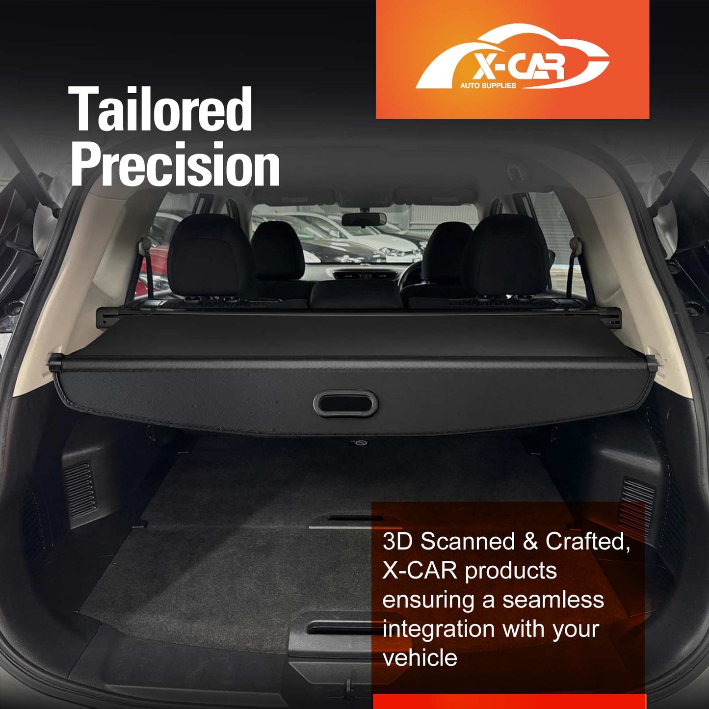Retractable Car Trunk Shade Rear Cargo Security Shield Luggage Cover for Nissan X-TRAIL T32 2014-2021