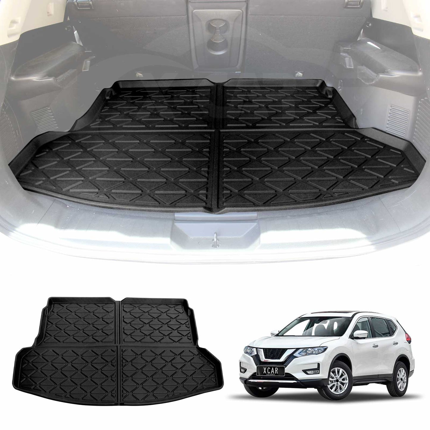 Heavy Duty Cargo Trunk Mat Boot Liner Luggage Tray Fit for Nissan X-trail Xtrail T32 SUV 2013-2022