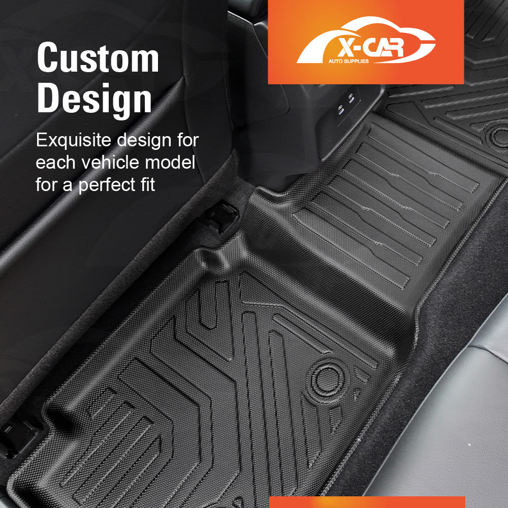 3D Floor Mats Boot Liner for Nissan X-trail Xtrail T33 e-POWER 5 Seats 2022-Onwards All Weather Heavy Duty Cargo Car Trunk Luggage Tray