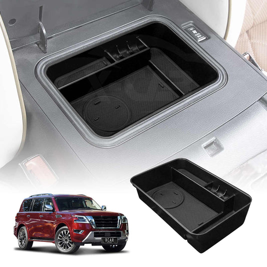 Armrest Organizer Tray for Nissan Patrol 2012-2024 Y62 Series Centre Console Storage Box Accessories
