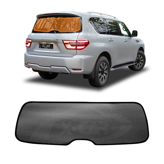 Rear Windscreen Sun Shade for Nissan Patrol 2012-2024 Y62 Series Car Custom Wind Screen Sun Blind Mesh