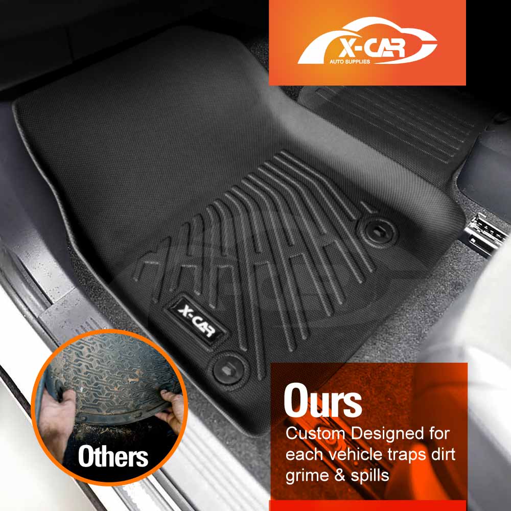 Floor Mats Boot Liner Set for Nissan Ariya 2023-Onwards Heavy Duty All Weather Car Trunk Cargo Kick Back Seat Cover