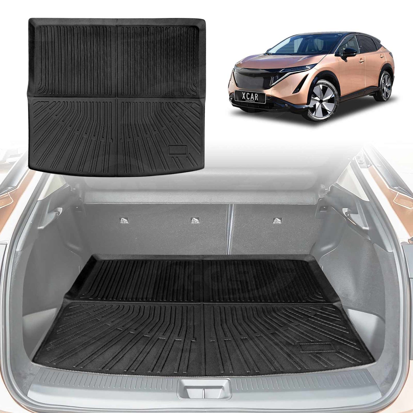 Boot Liner for Nissan Ariya 2023-Onwards Heavy Duty All Weather Cargo Trunk Cover Mat Luggage Tray