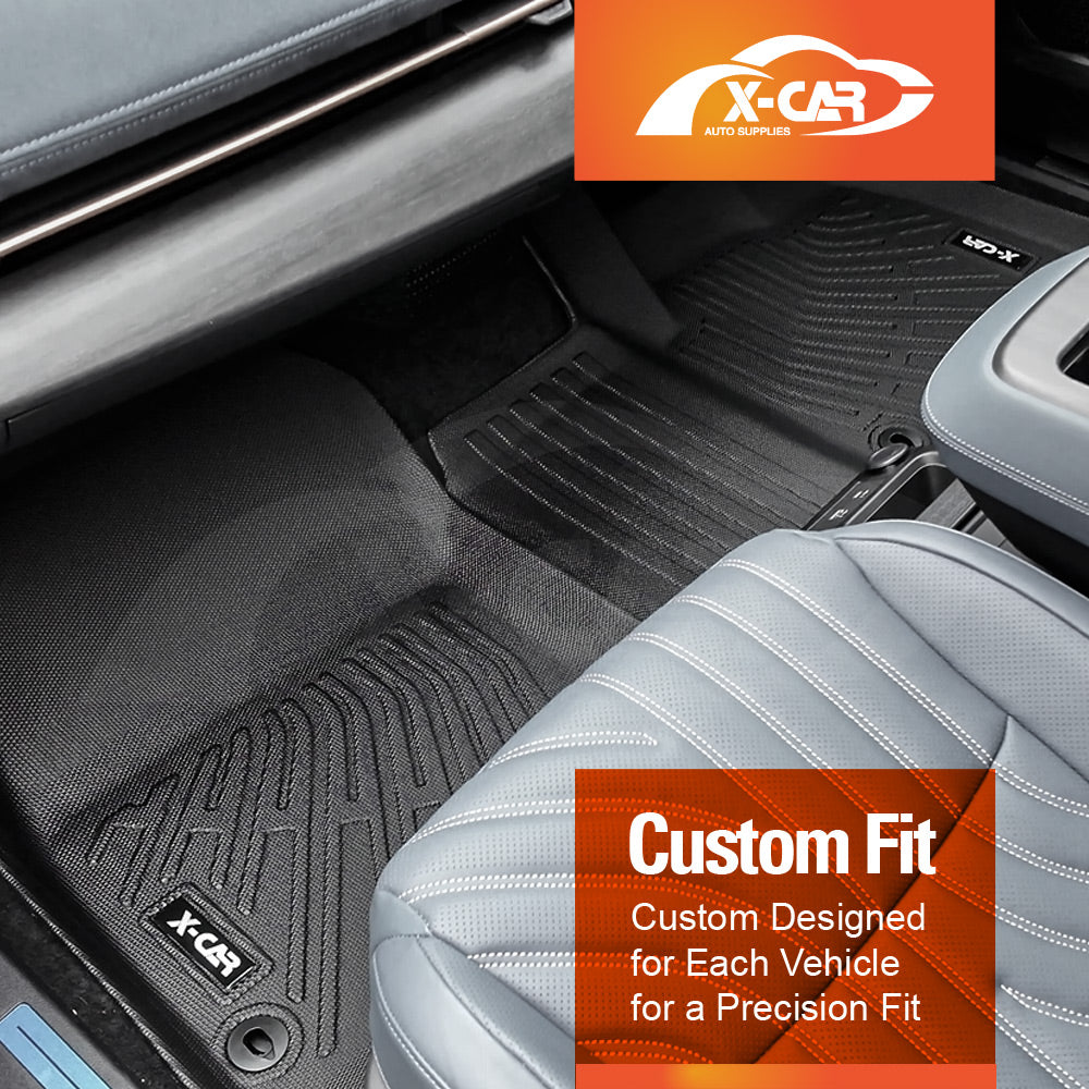 3D Floor Mats Boot Liner Set for Nissan Ariya 2023-Onwards All Weather Heavy Duty Cargo Car Trunk Luggage Tray